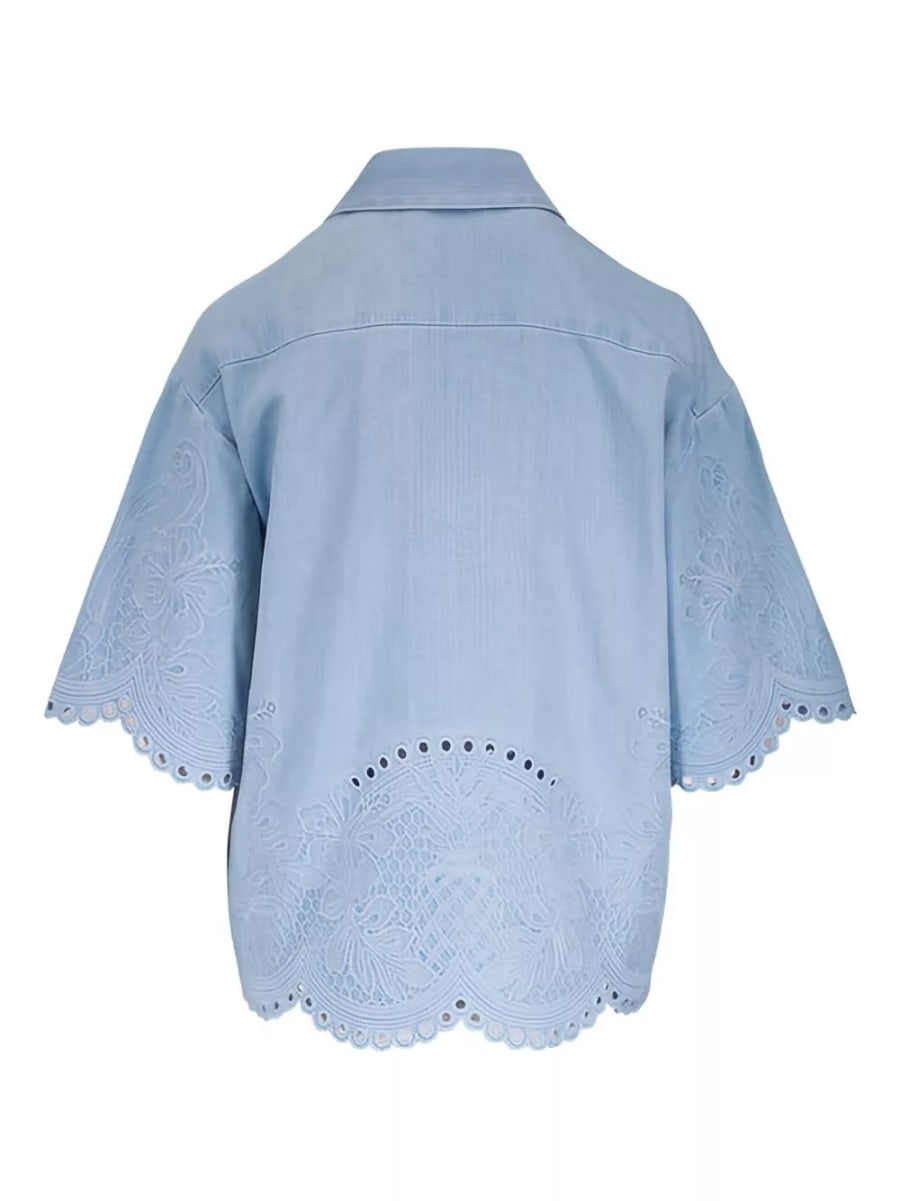 Zimmermann Camicia in denim Daylight, view 2