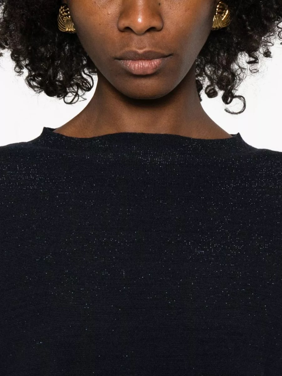 Fabiana Filippi Maglione in lana e cotone, view 3