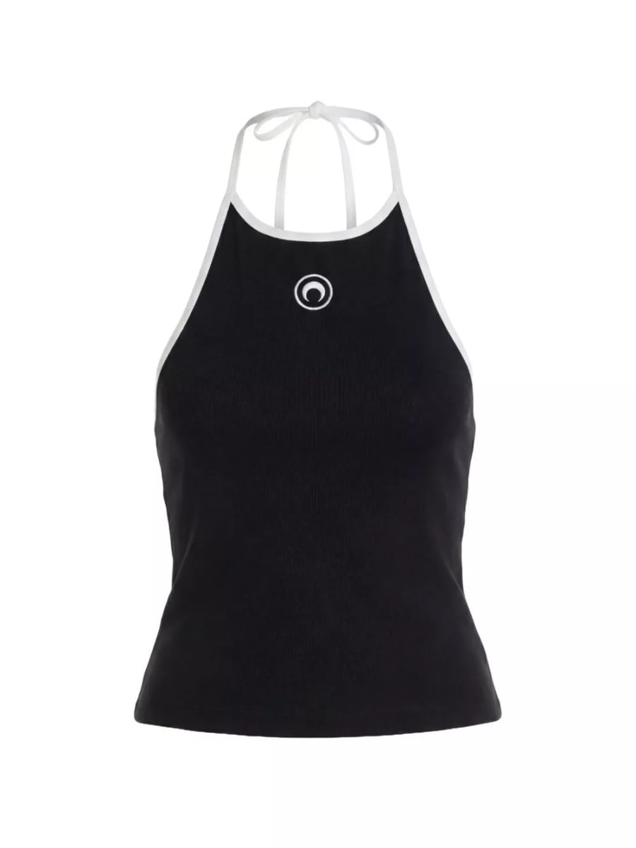 Marine serre Top in cotone Moon