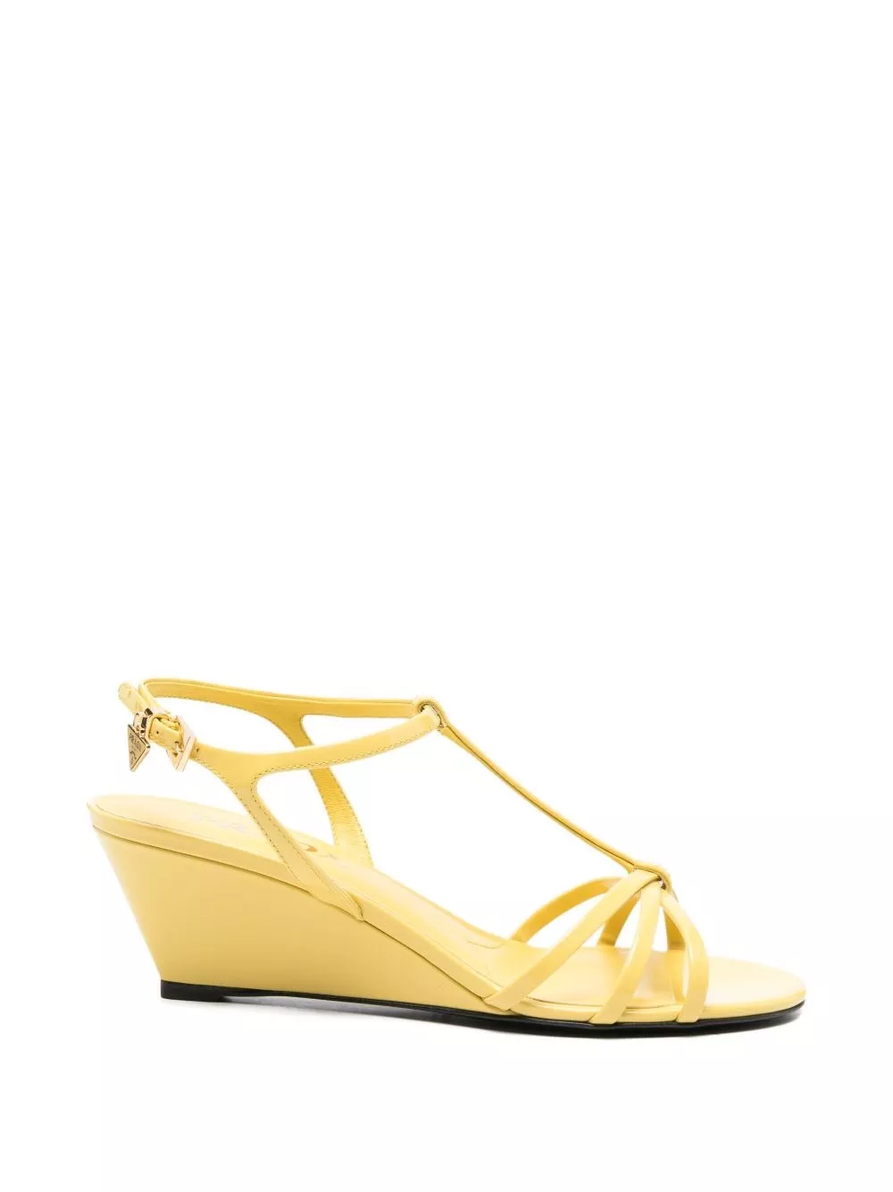 Prada Sandali con tacco in pelle