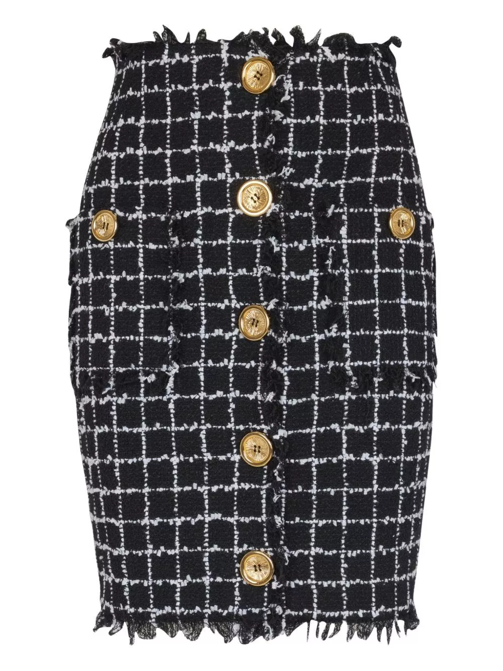 Balmain Gonna midi in tweed