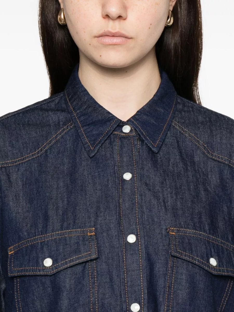 Khaite Camicia in cotone Grenon, view 3