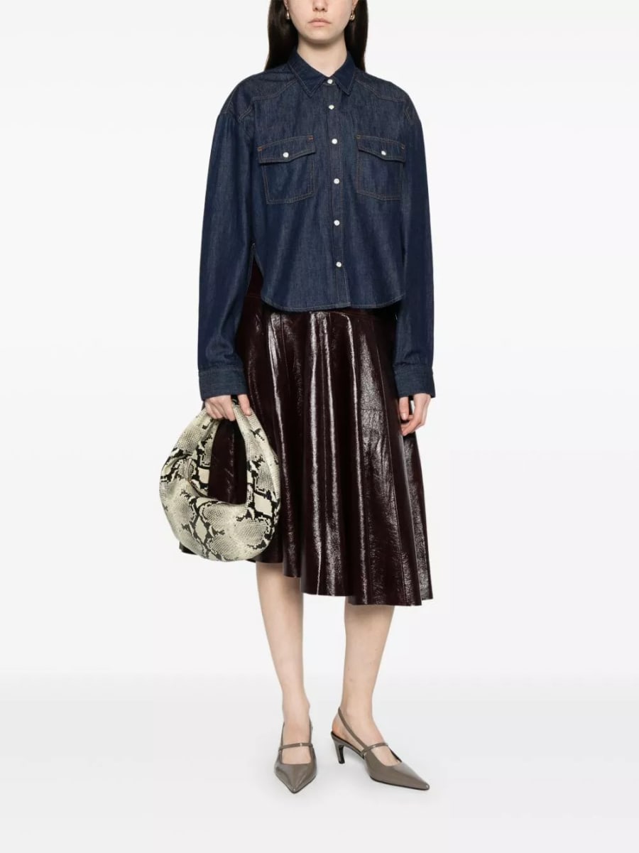 Khaite Camicia in cotone Grenon, view 4