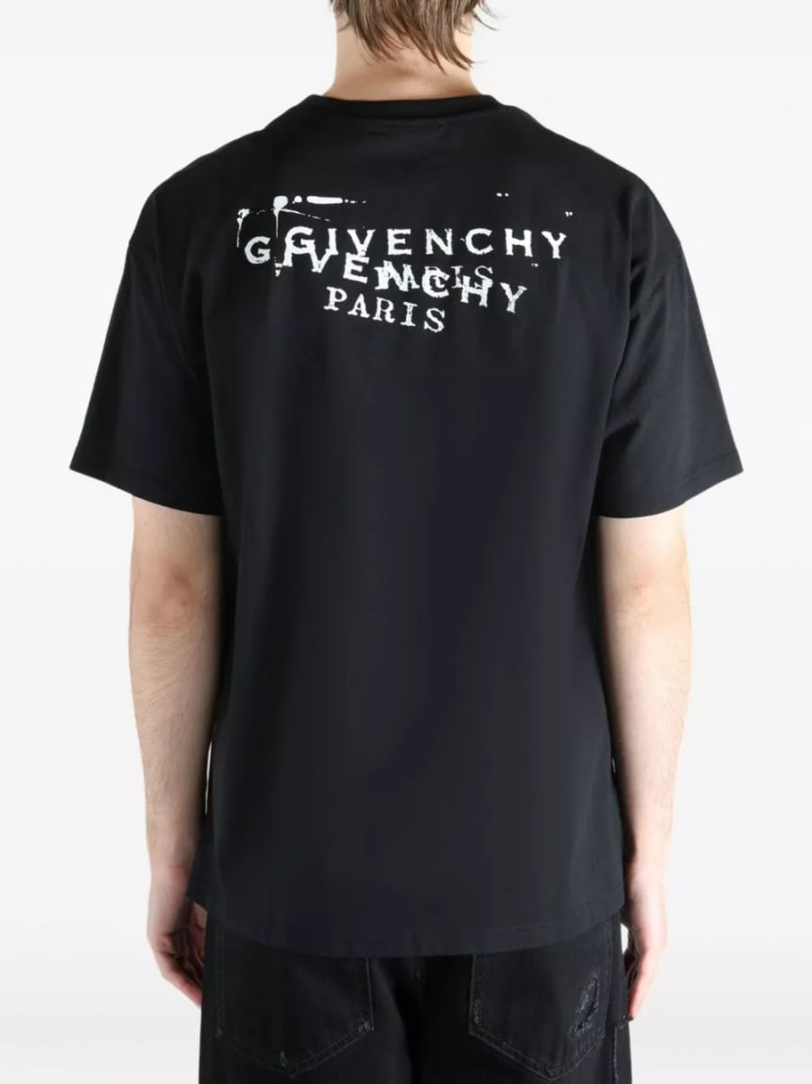 Givenchy T-shirt con logo, view 2