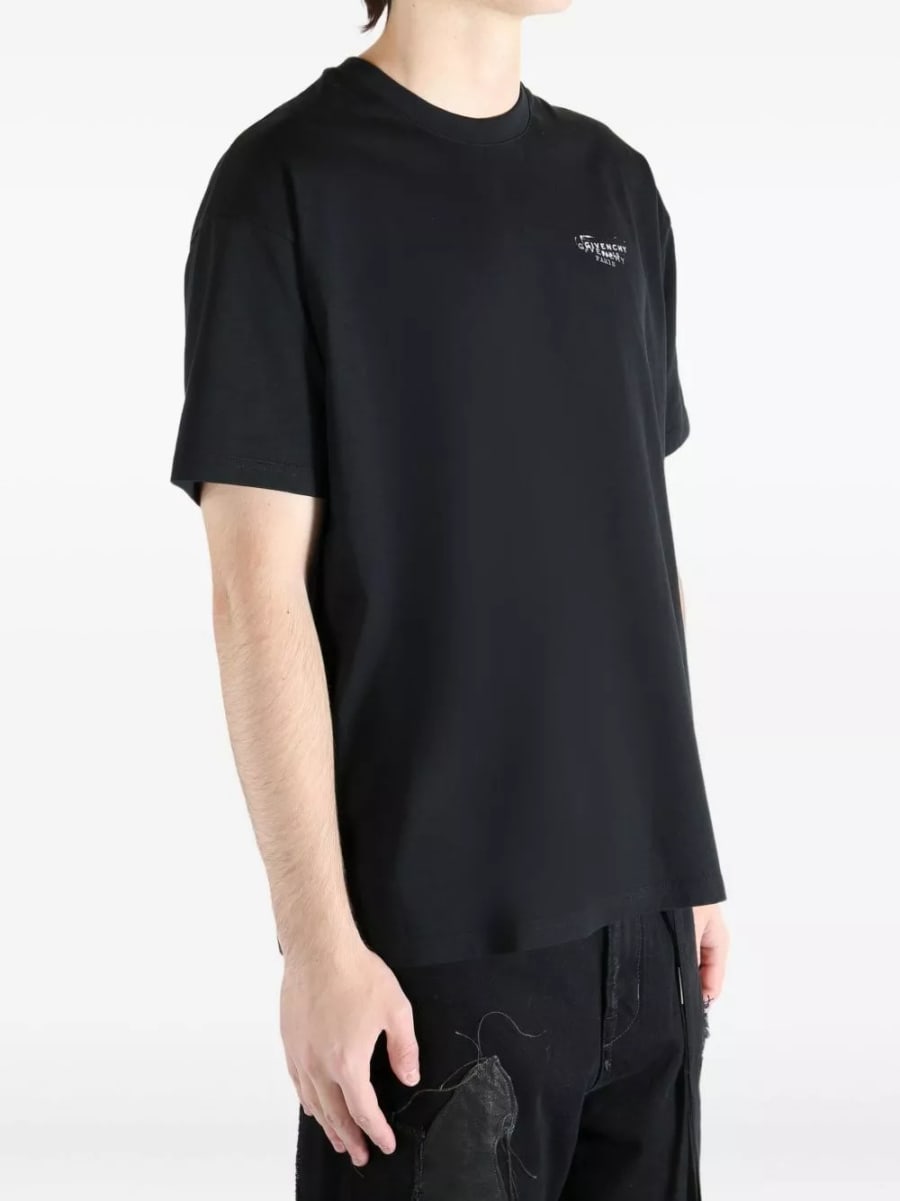 Givenchy T-shirt con logo, view 4