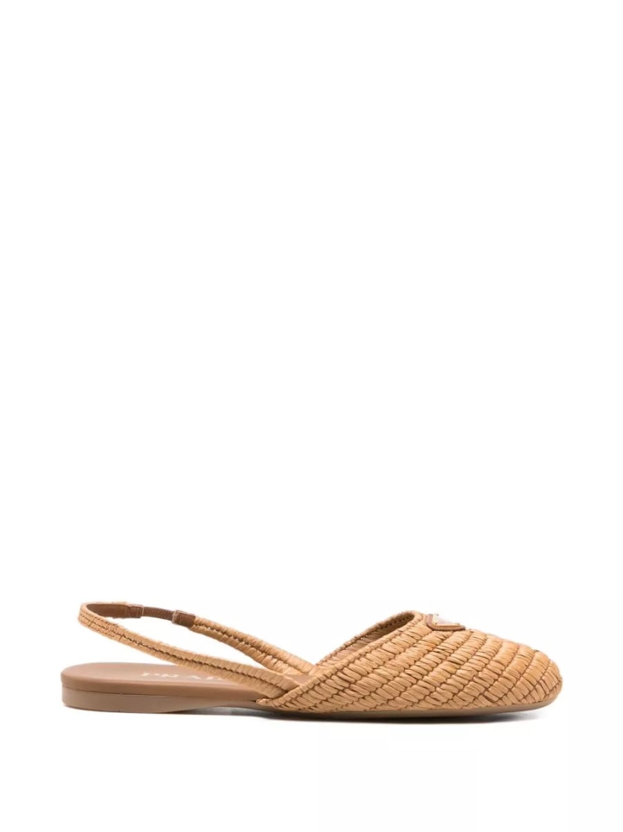 Prada Ballerine in paglia