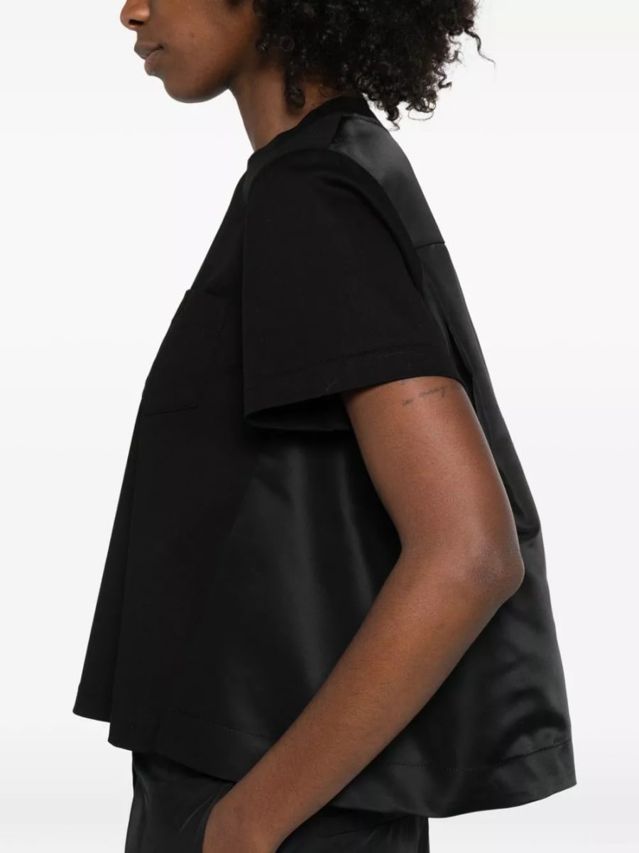 Sacai T-shirt in cotone, view 2