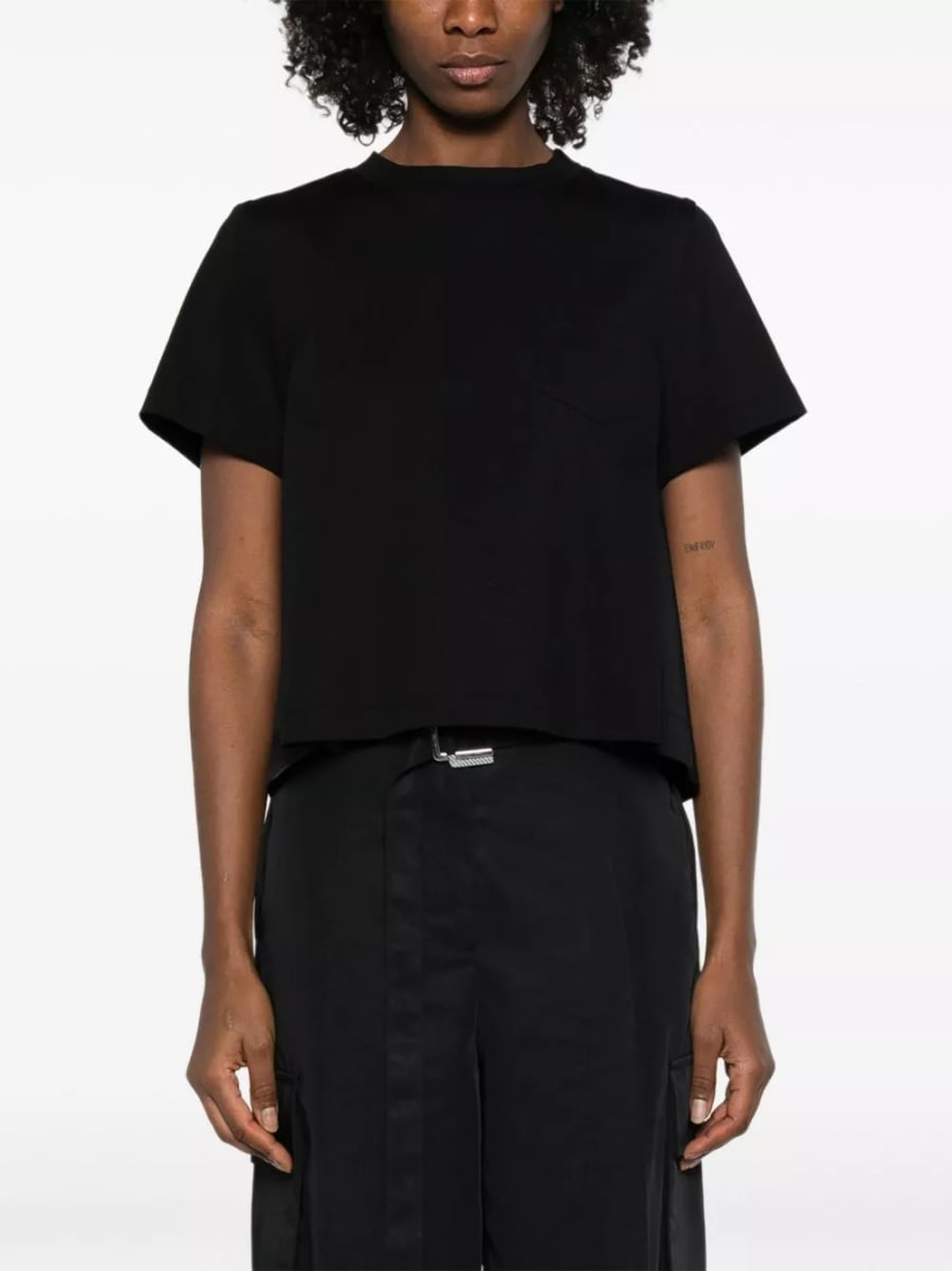 Sacai T-shirt in cotone, view 5