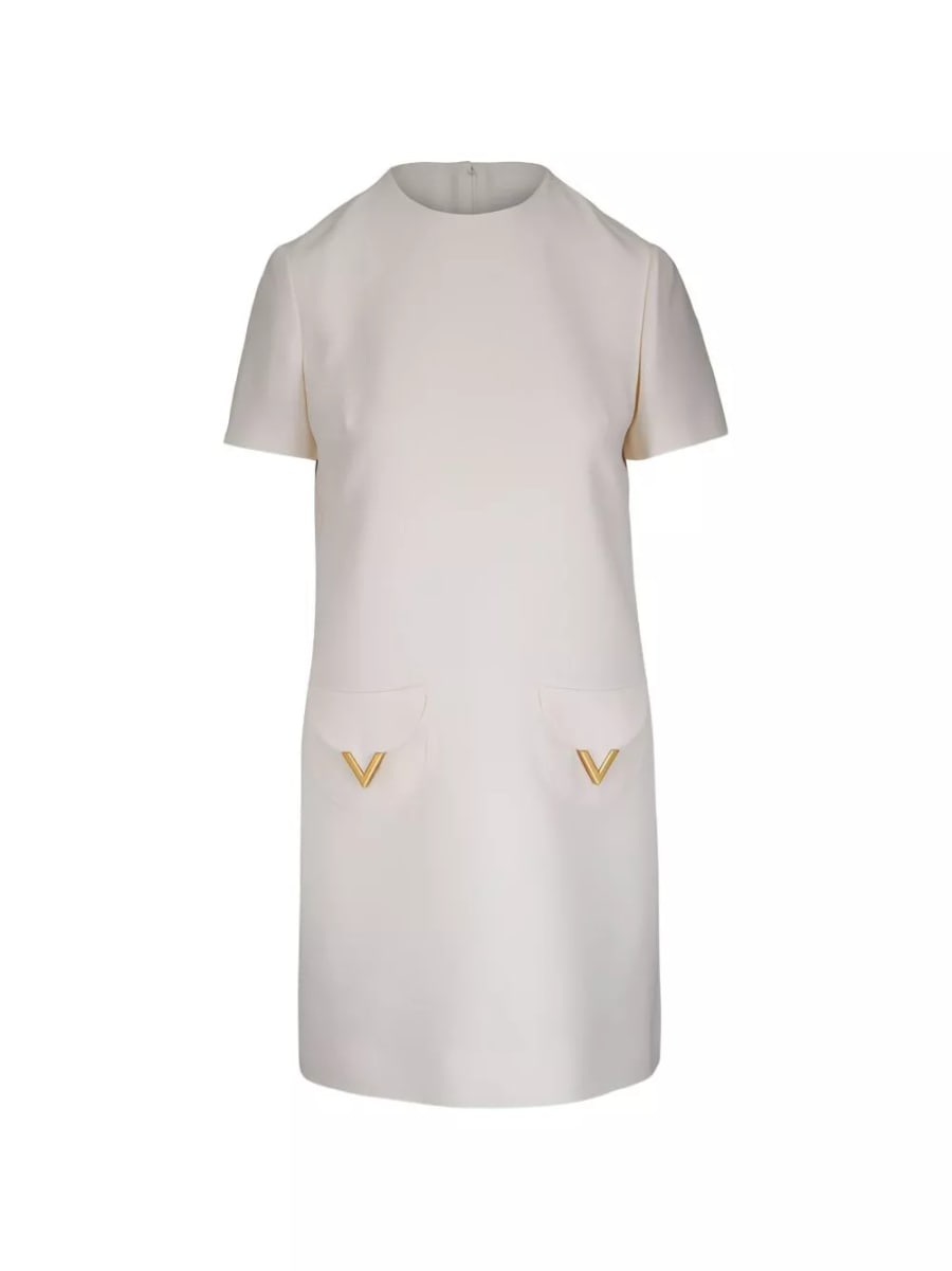 Valentino Abito in lana e seta VLogo Signature