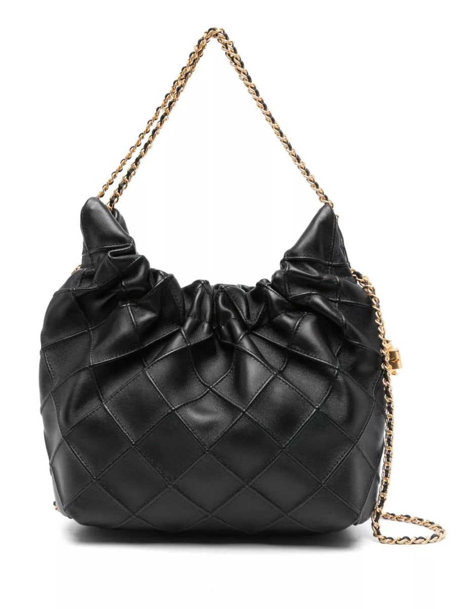 Tory Burch Borsa hobo mini in pelle Fleming