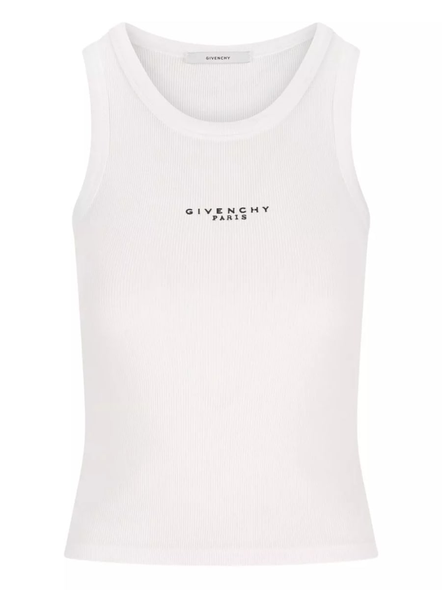 Givenchy Top in cotone con logo