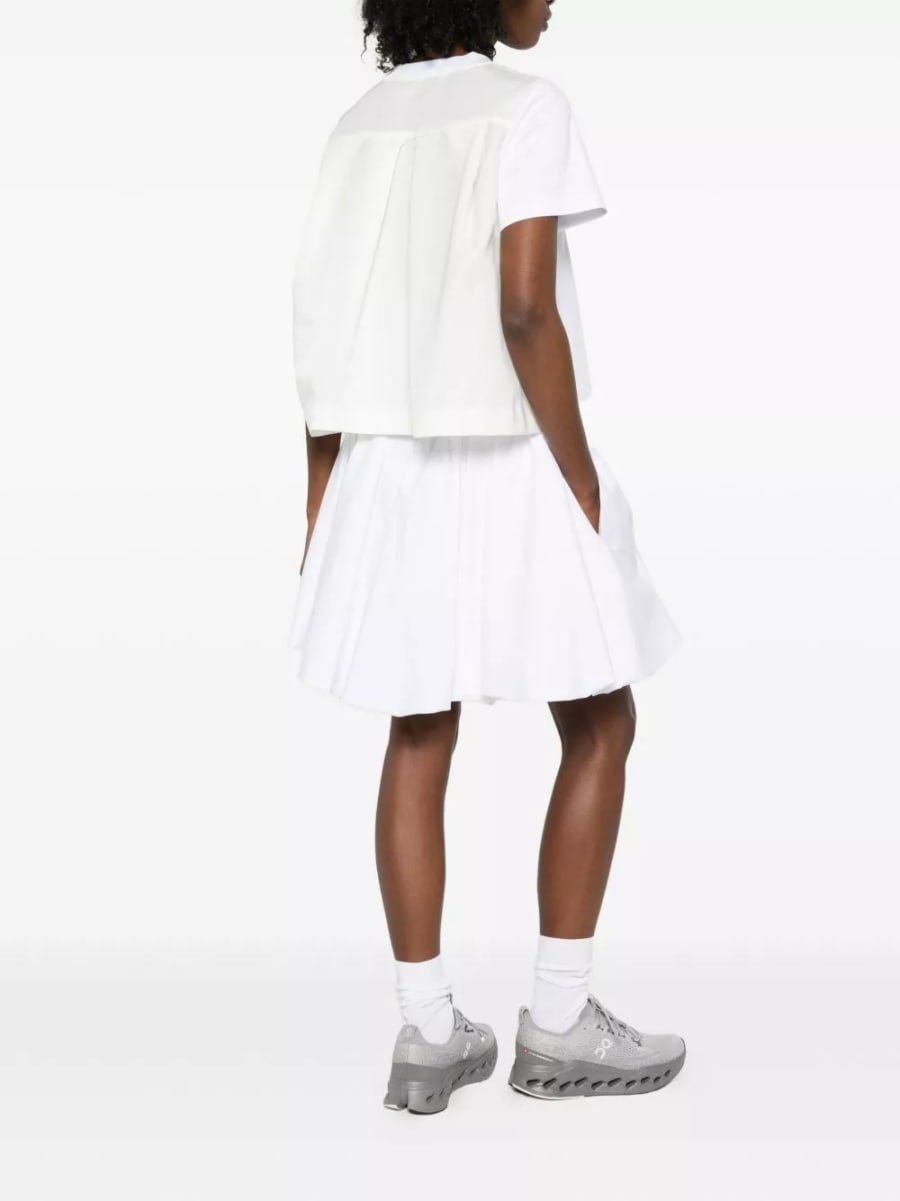 Sacai T-shirt in cotone, view 4