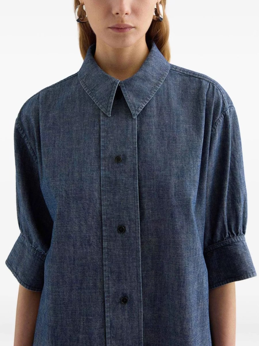 Jil Sander Camicia in denim di cotone, view 2