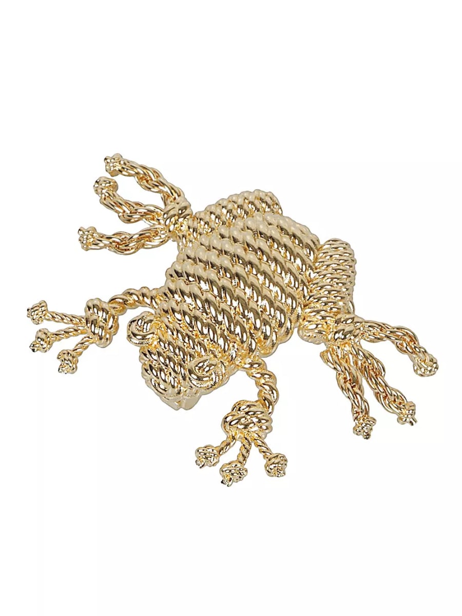 Loewe Spilla Metal Frog
