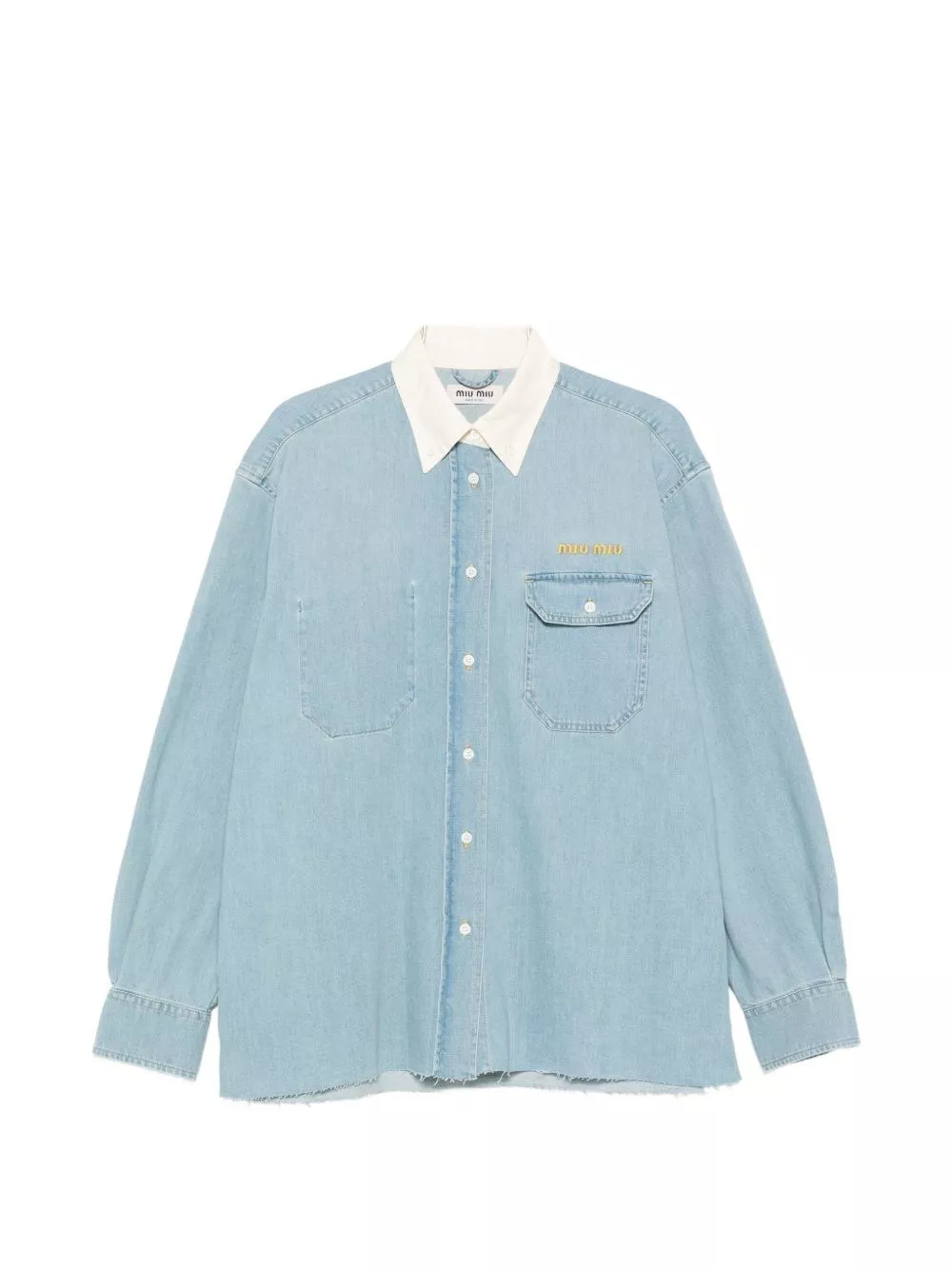 Miu Miu Camicia in denim di cotone