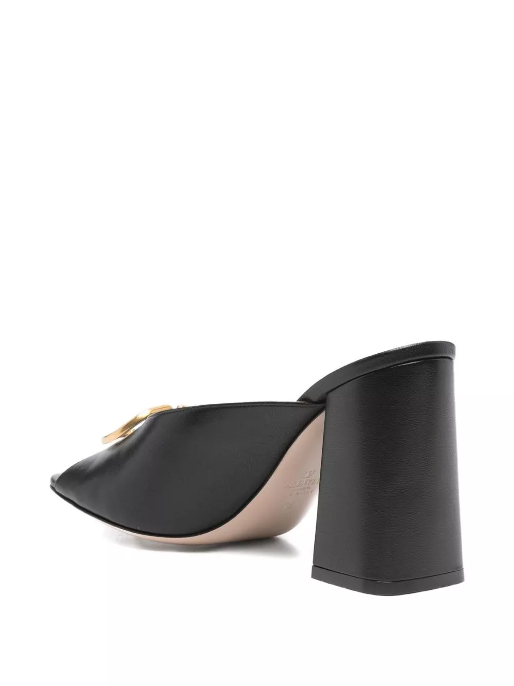 Valentino Garavani mule in pelle VLogo Signature, view 2