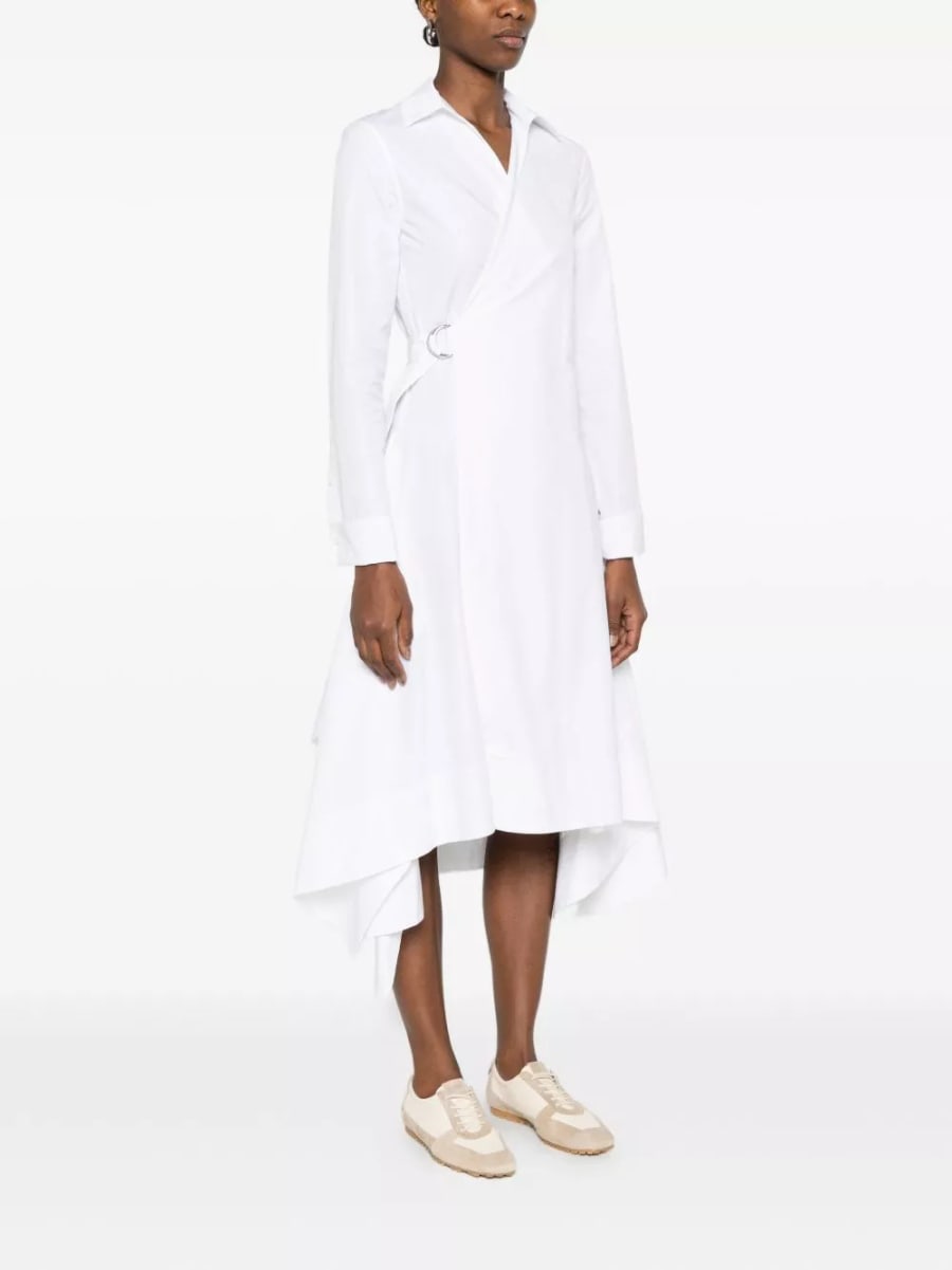 Loewe Abito in cotone drappeggiato, view 2