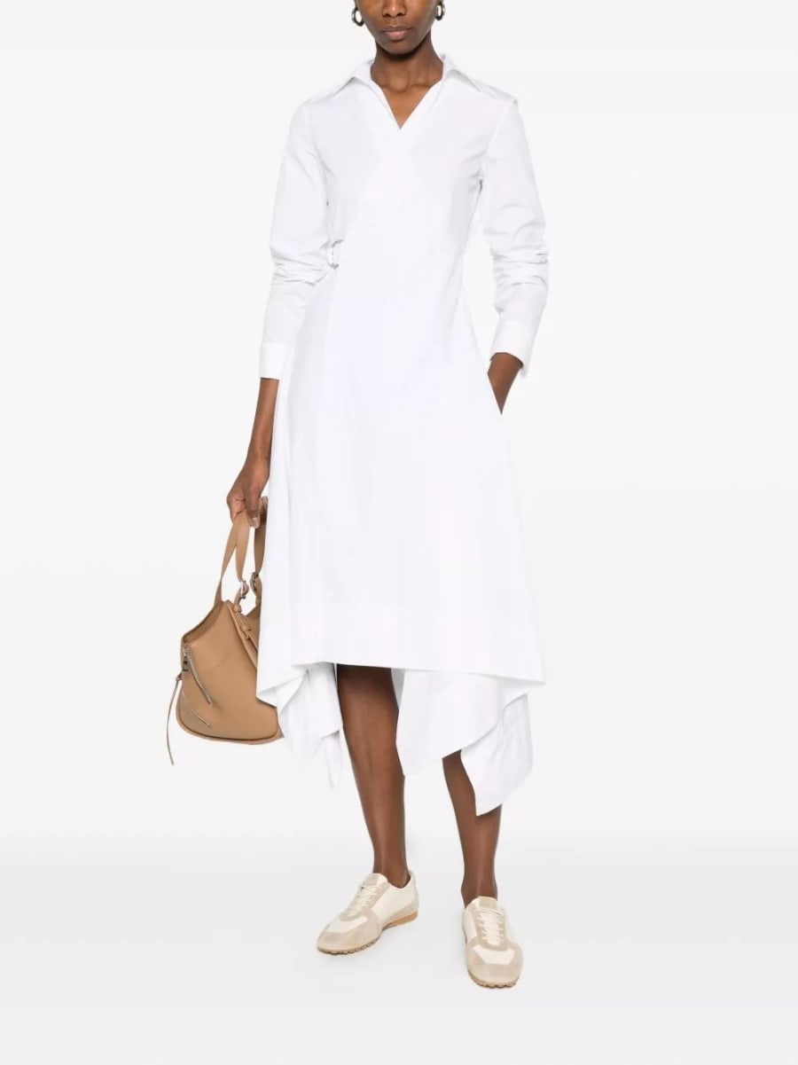 Loewe Abito in cotone drappeggiato, view 3