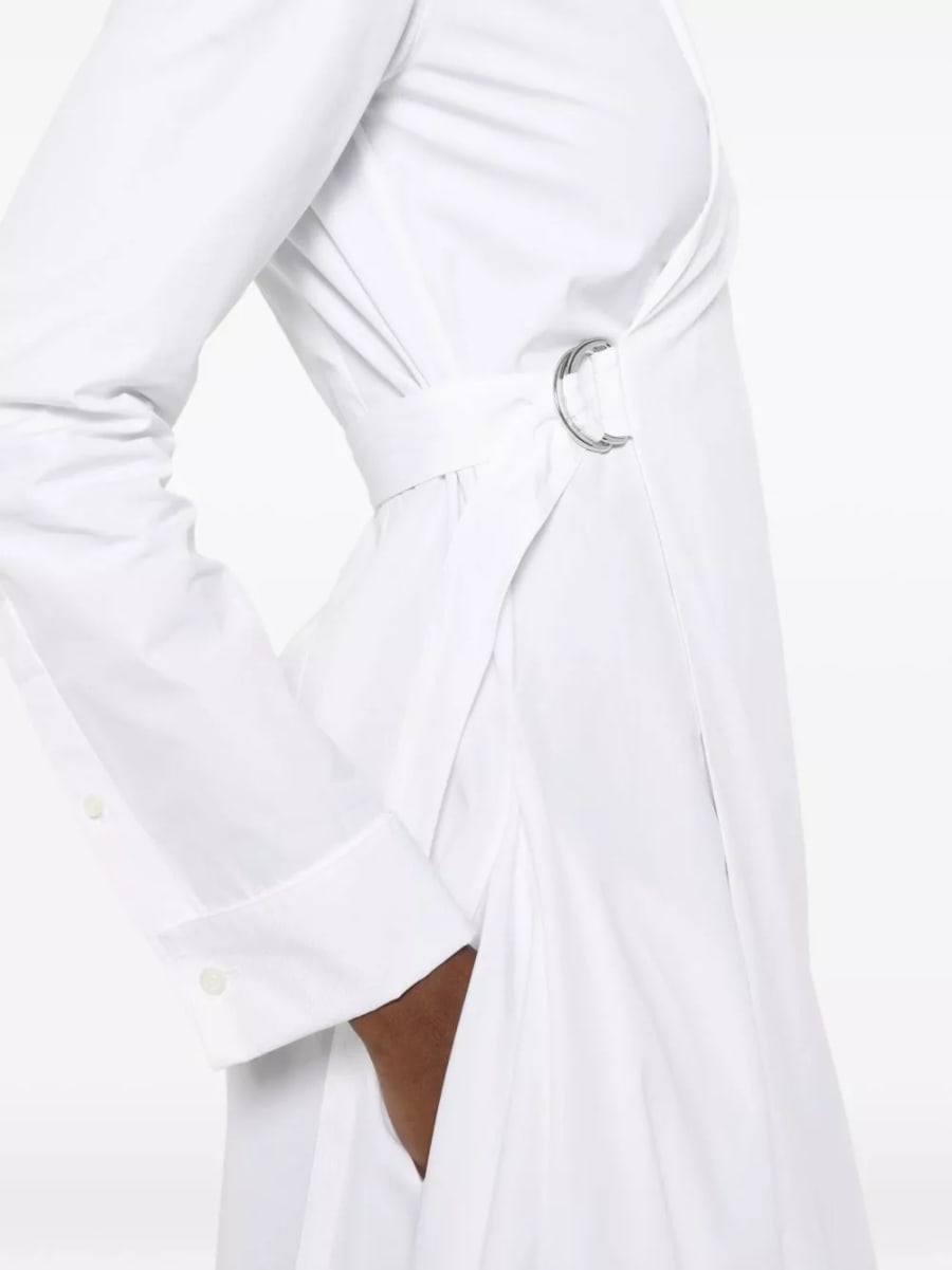 Loewe Abito in cotone drappeggiato, view 4