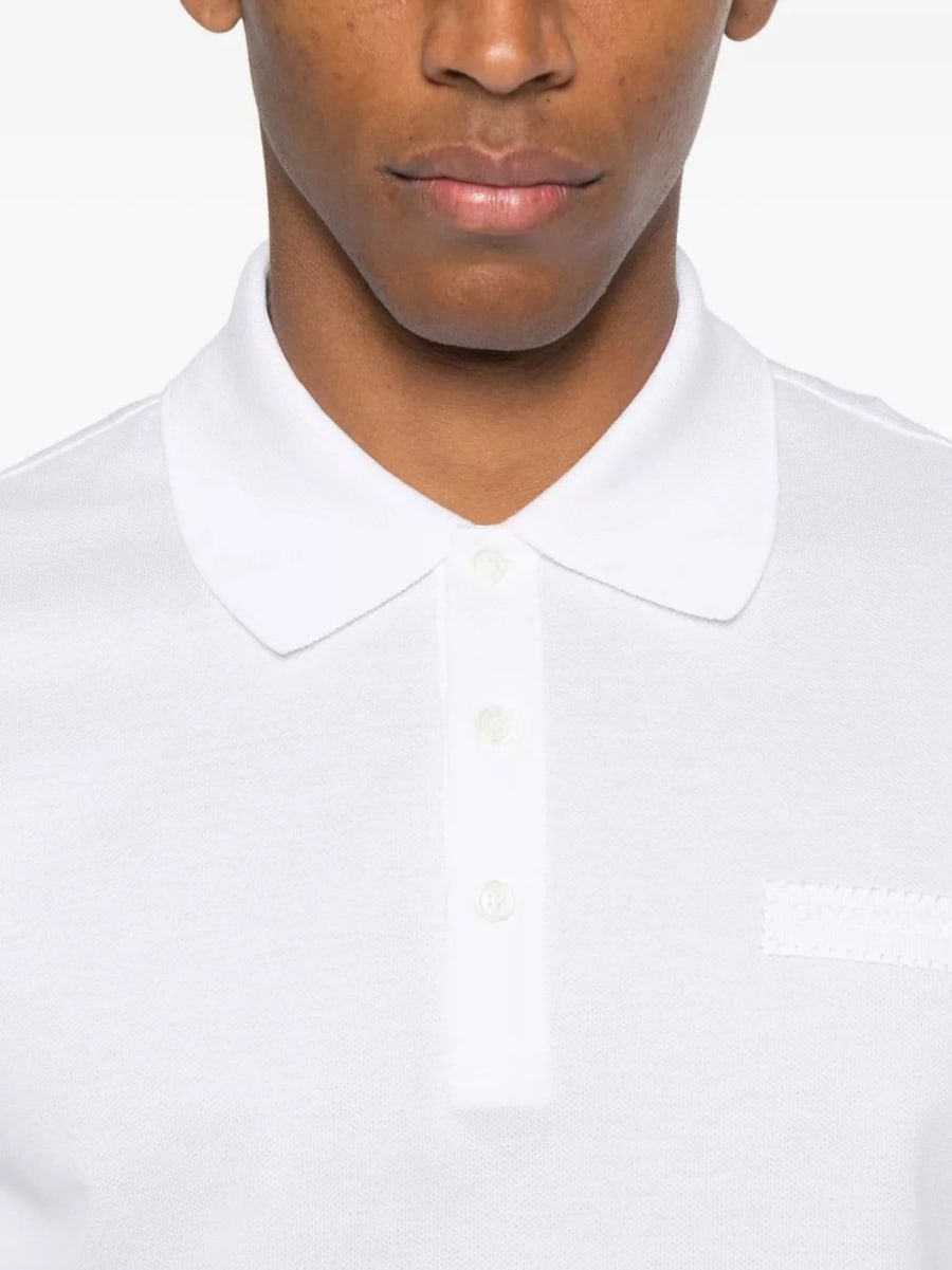 Givenchy la polo in cotone, view 4