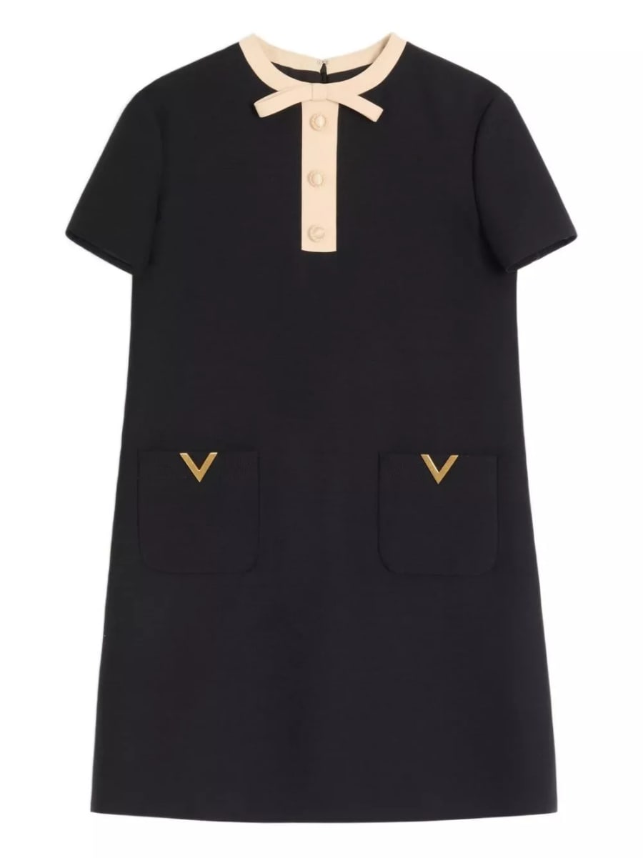 Valentino Abito in misto lana e seta