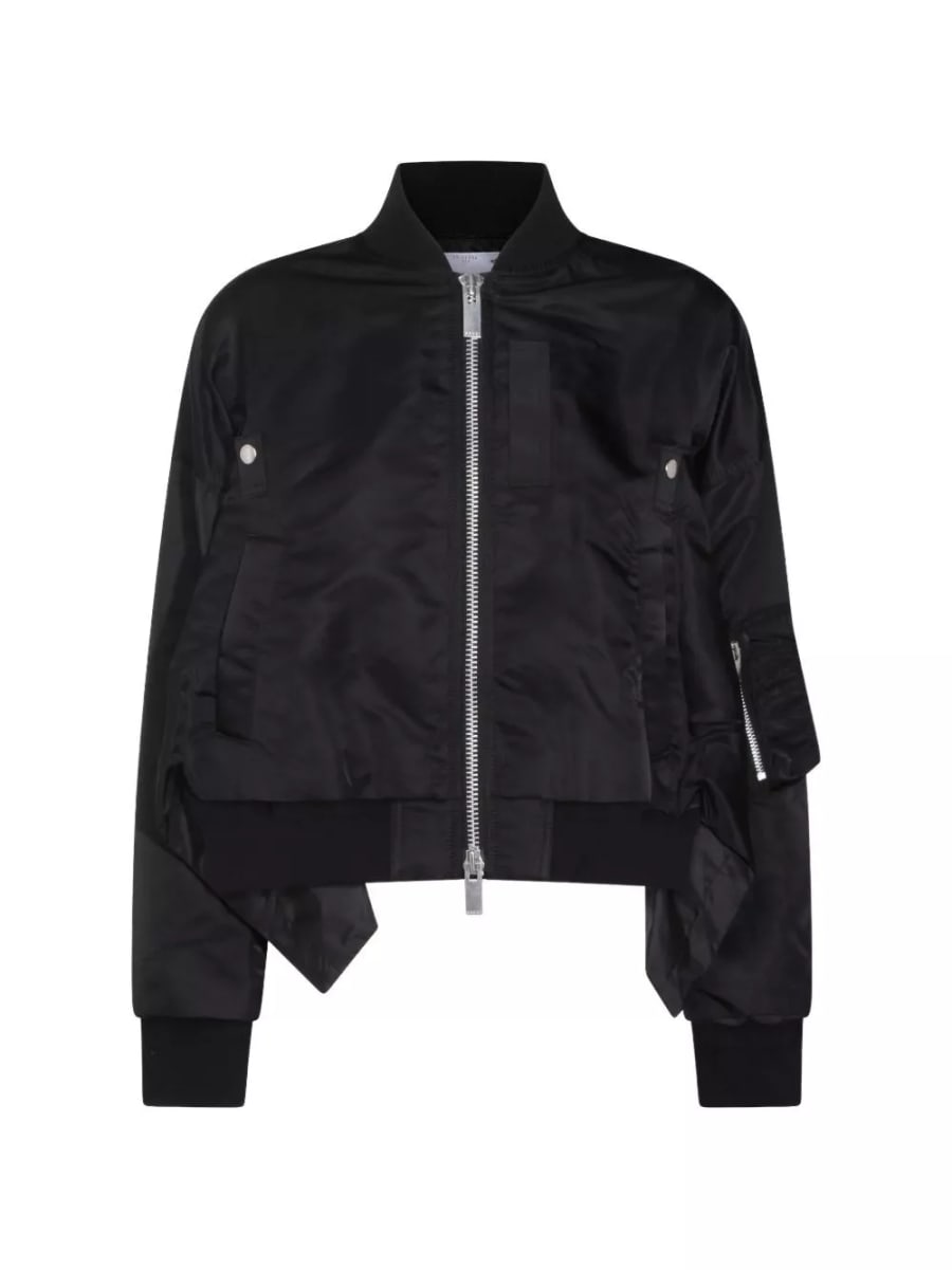 Sacai Giacca bomber in nylon