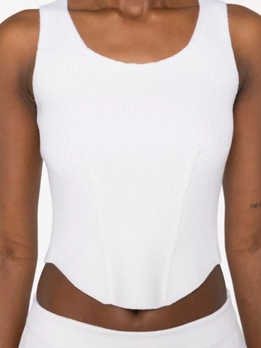 Alaïa Top corsetto, view 4