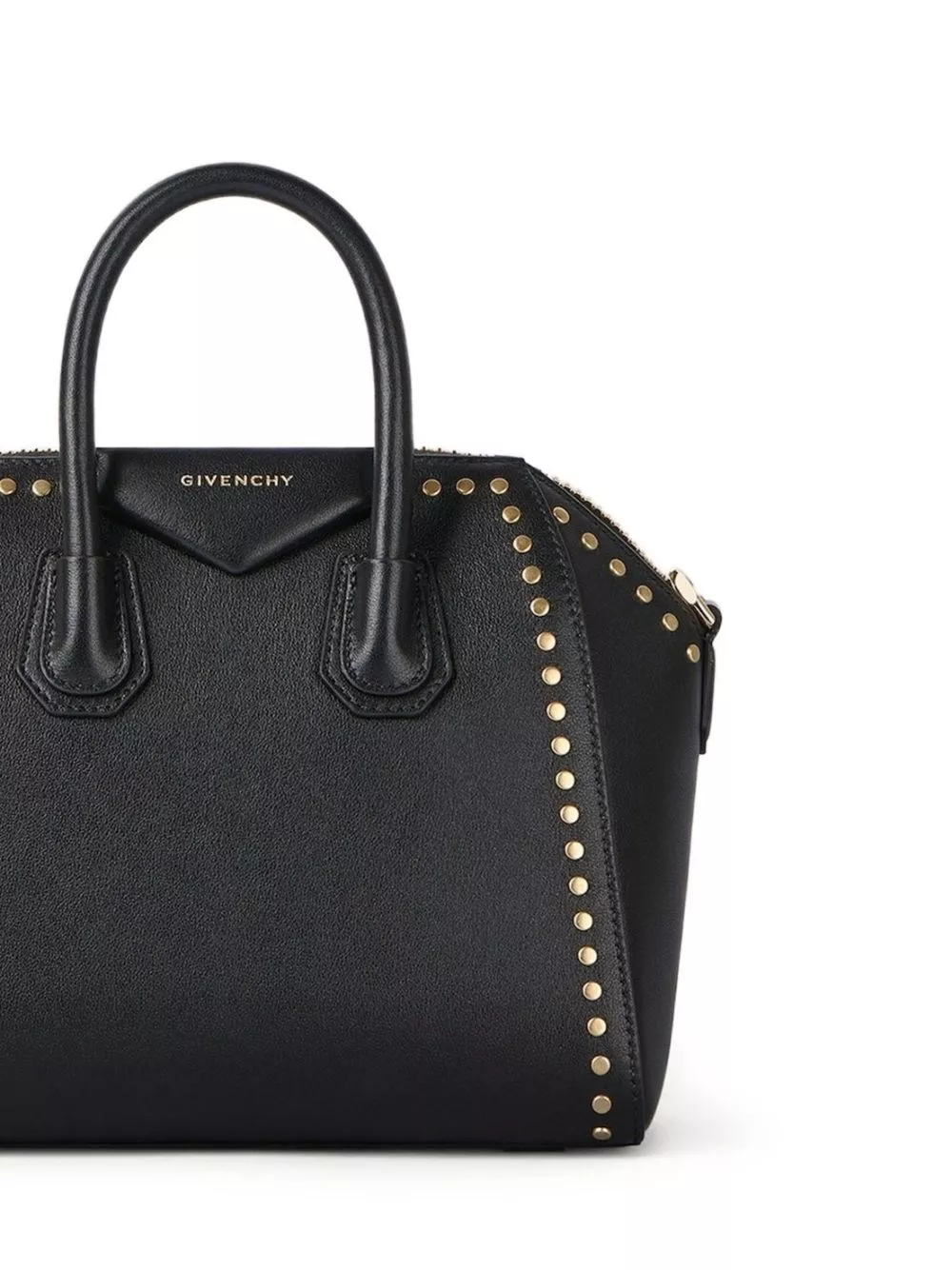 Givenchy Borsa a mano mini Antigona in pelle, view 2