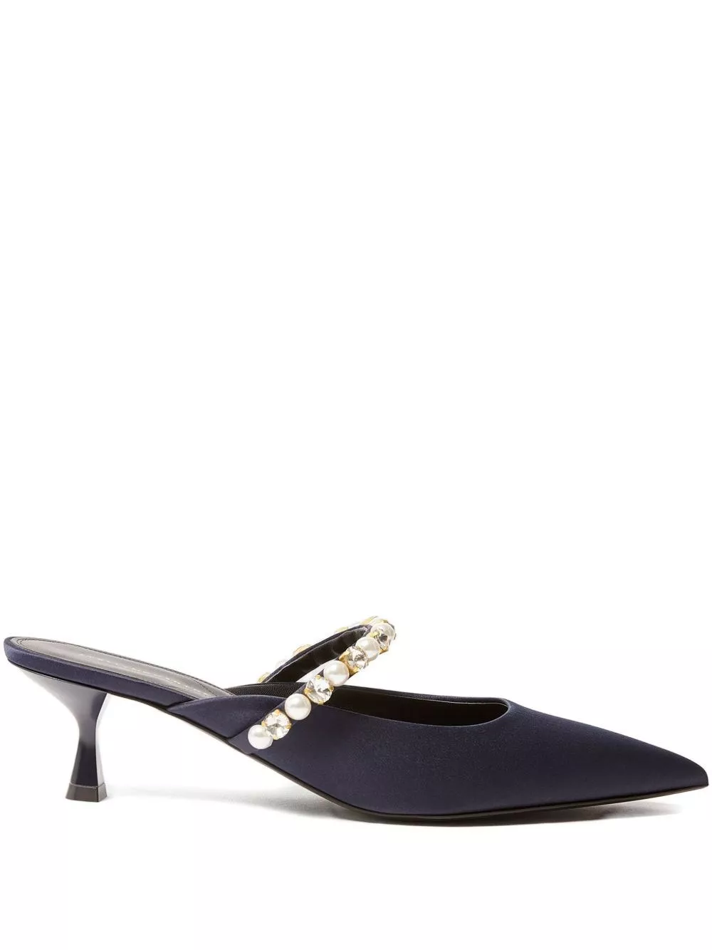 Stella McCartney Mule in perle e cristalli Elsa
