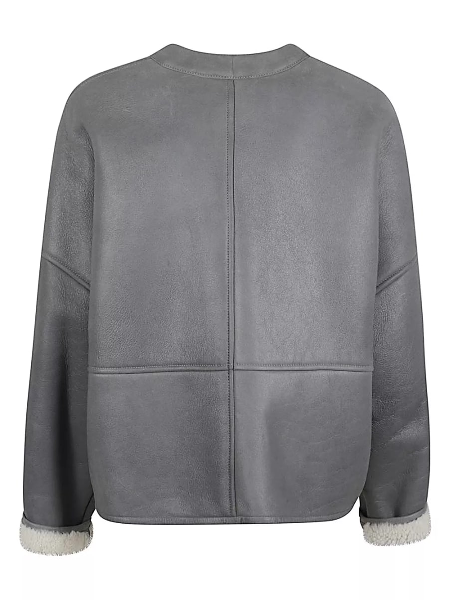 Loewe Giacca in pelle Pebble, view 2