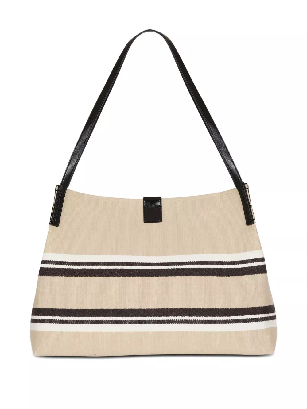 Balmain Release canvad e pelle medium tote, view 2