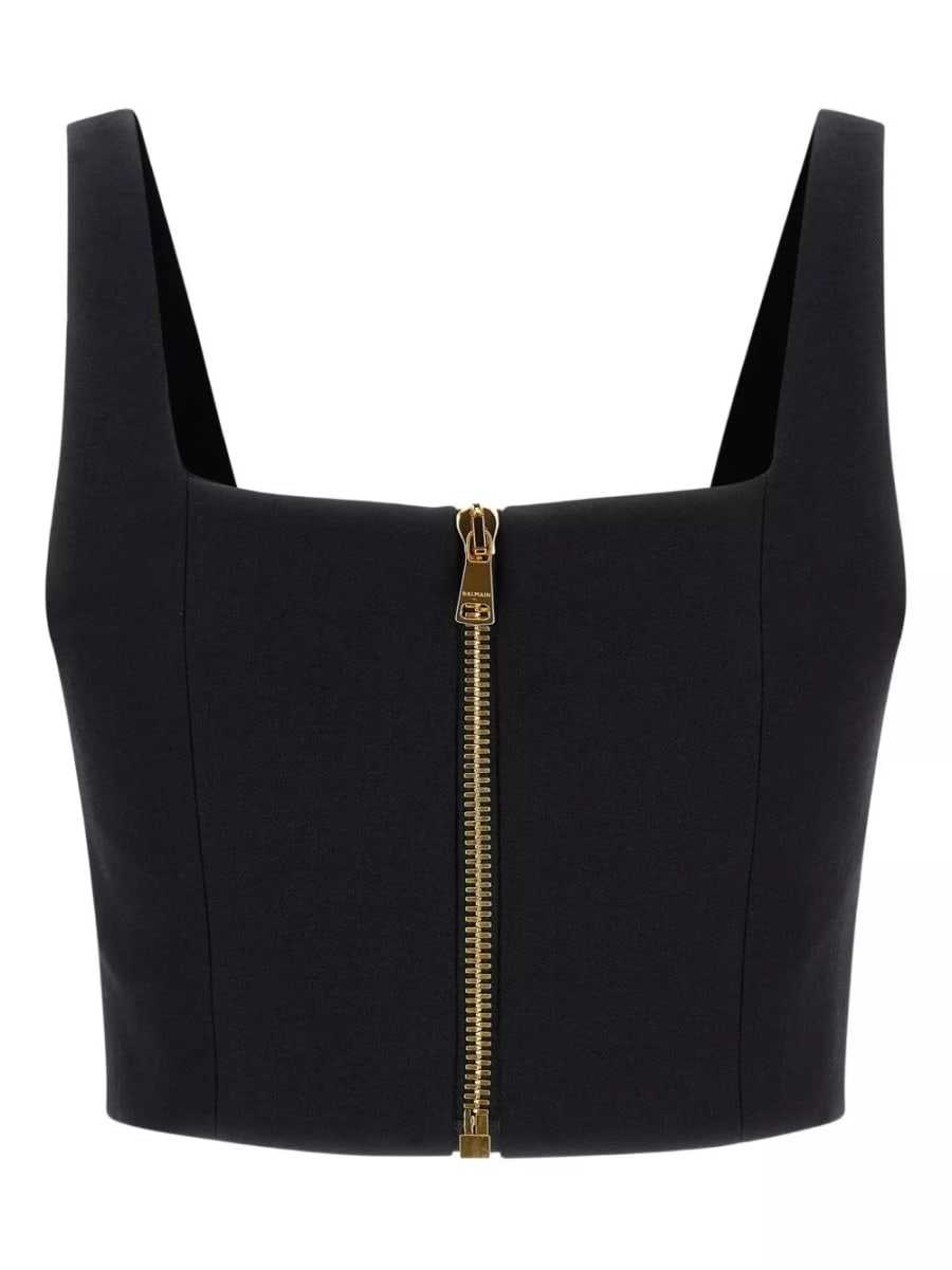 Balmain Top in lana, view 2