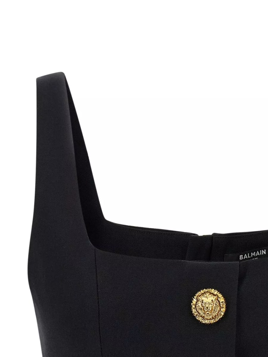 Balmain Top in lana, view 3
