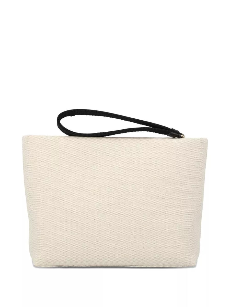 Givenchy Pochette in cotone con logo, view 2