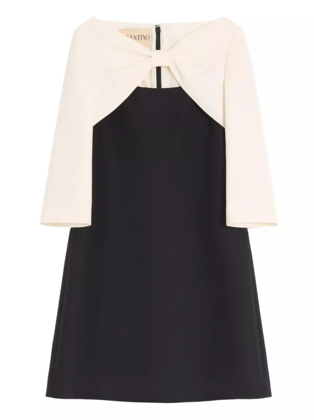 Valentino Abito mini in lana e seta