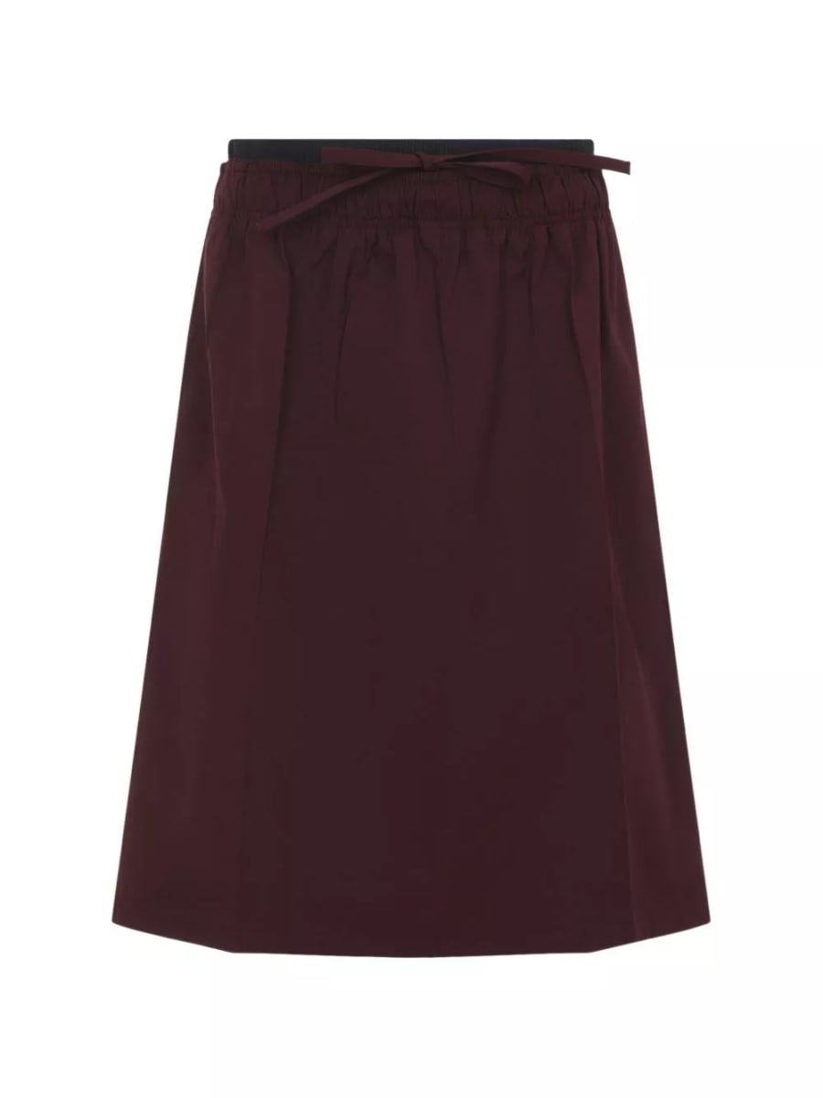 Prada Gonna midi in misto cotone