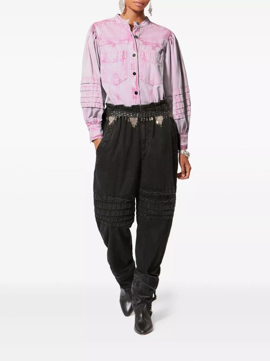 Marant etoile Camicia in cotone Mileda, view 3