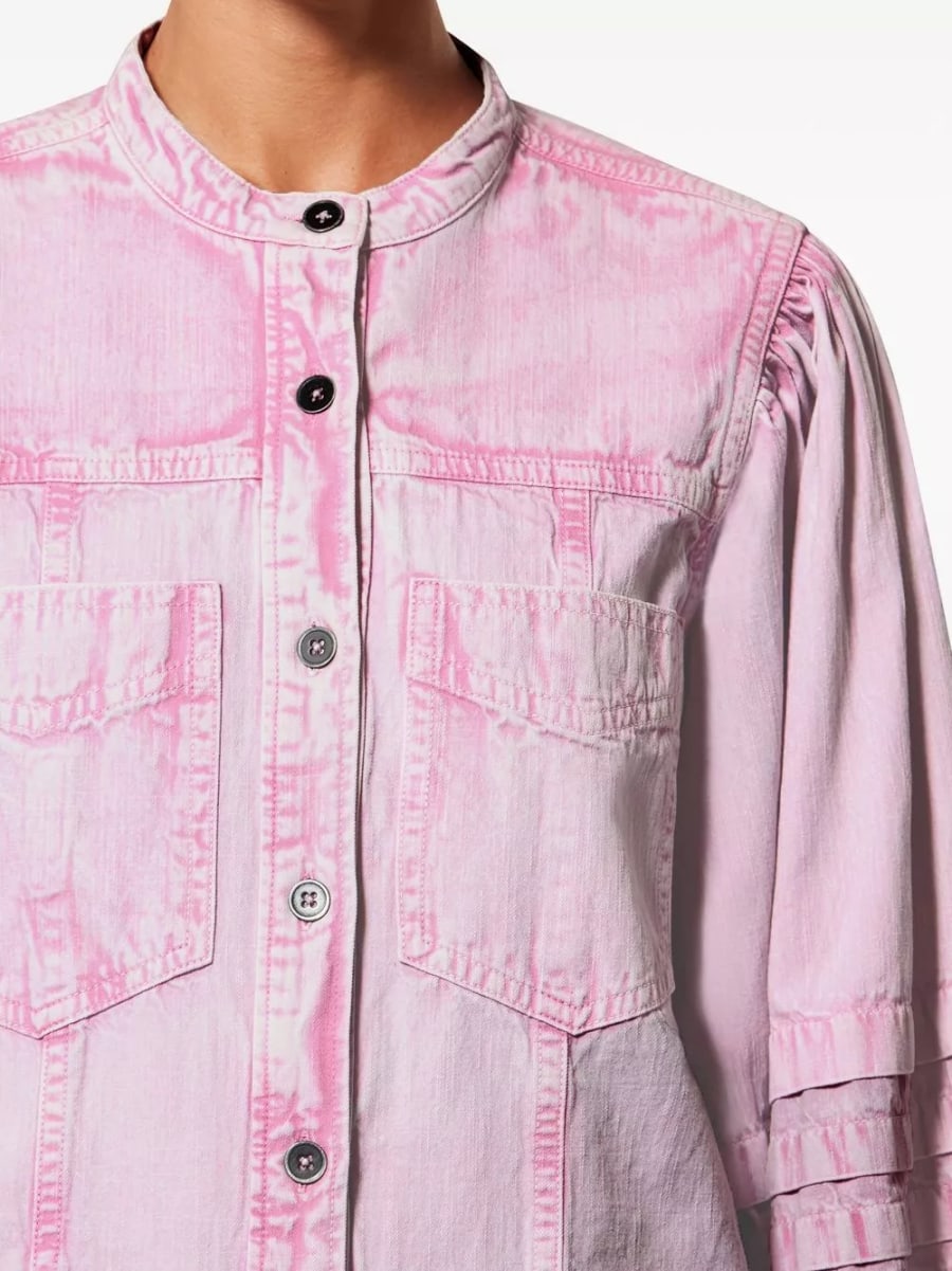 Marant etoile Camicia in cotone Mileda, view 5
