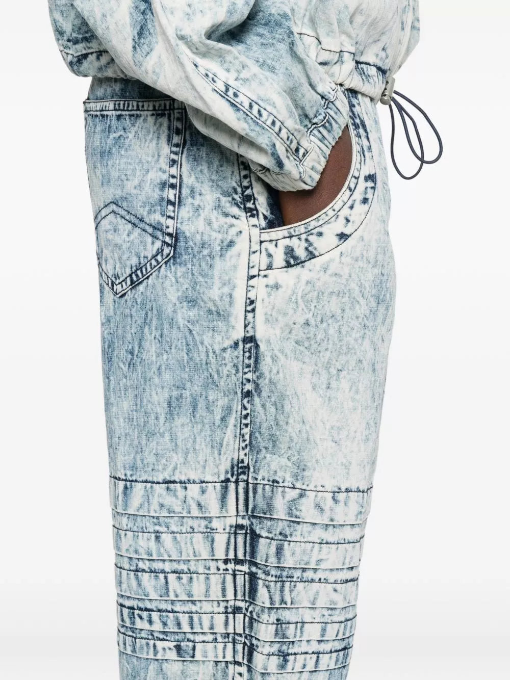 Marant etoile Pantaloni in cotone Mellya, view 2