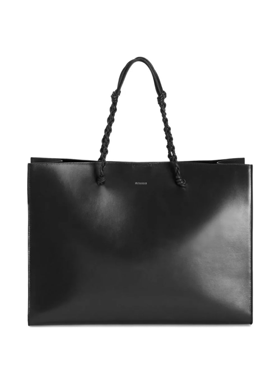 Jil Sander Borsa shopping in pelle Tangle