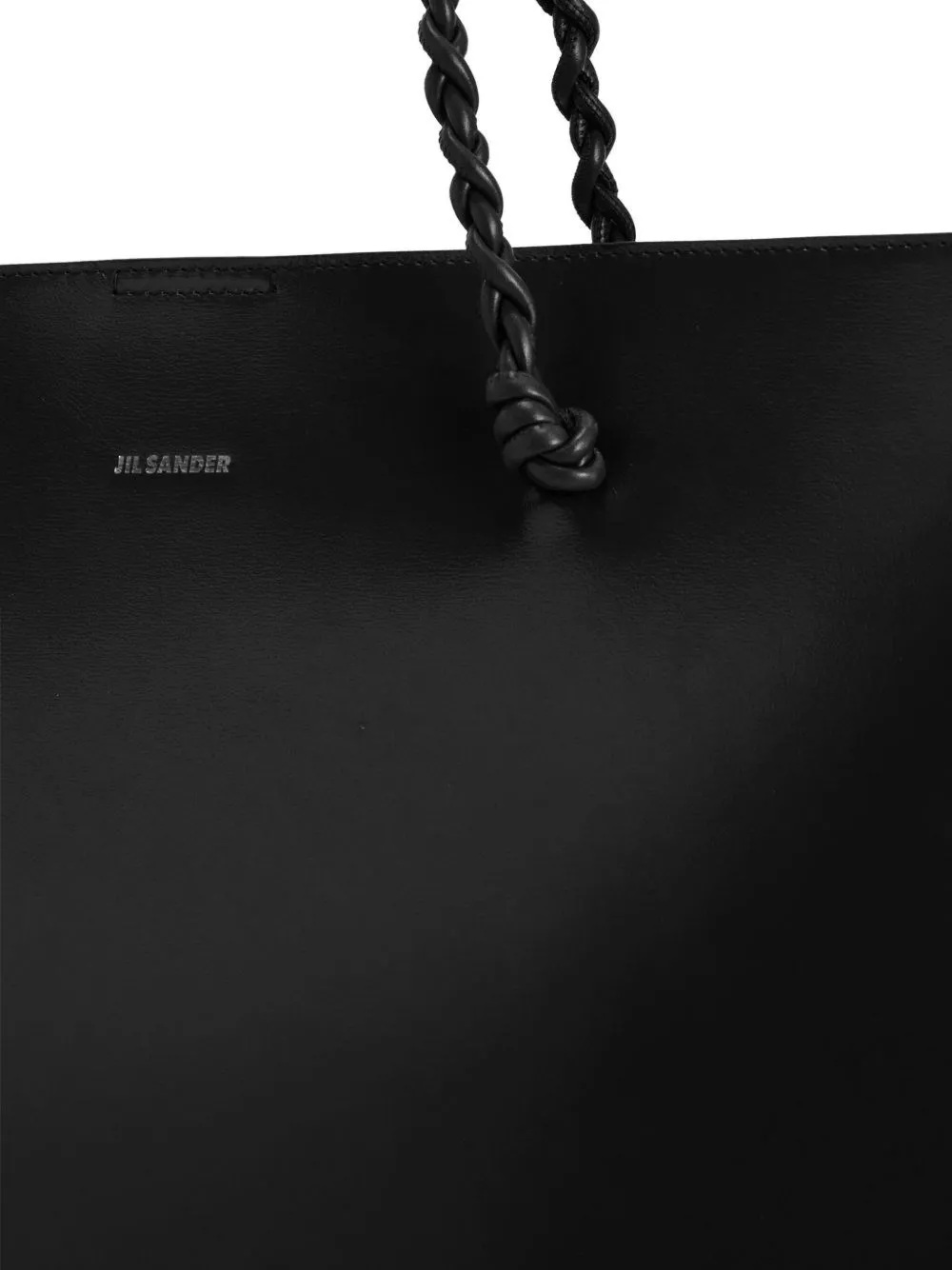 Jil Sander Borsa shopping in pelle Tangle, view 2
