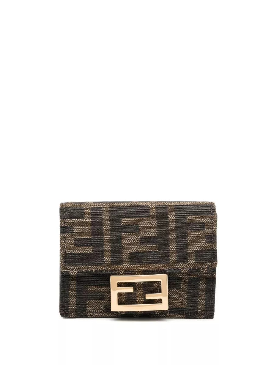 Fendi Portafoglio trifold Baguette