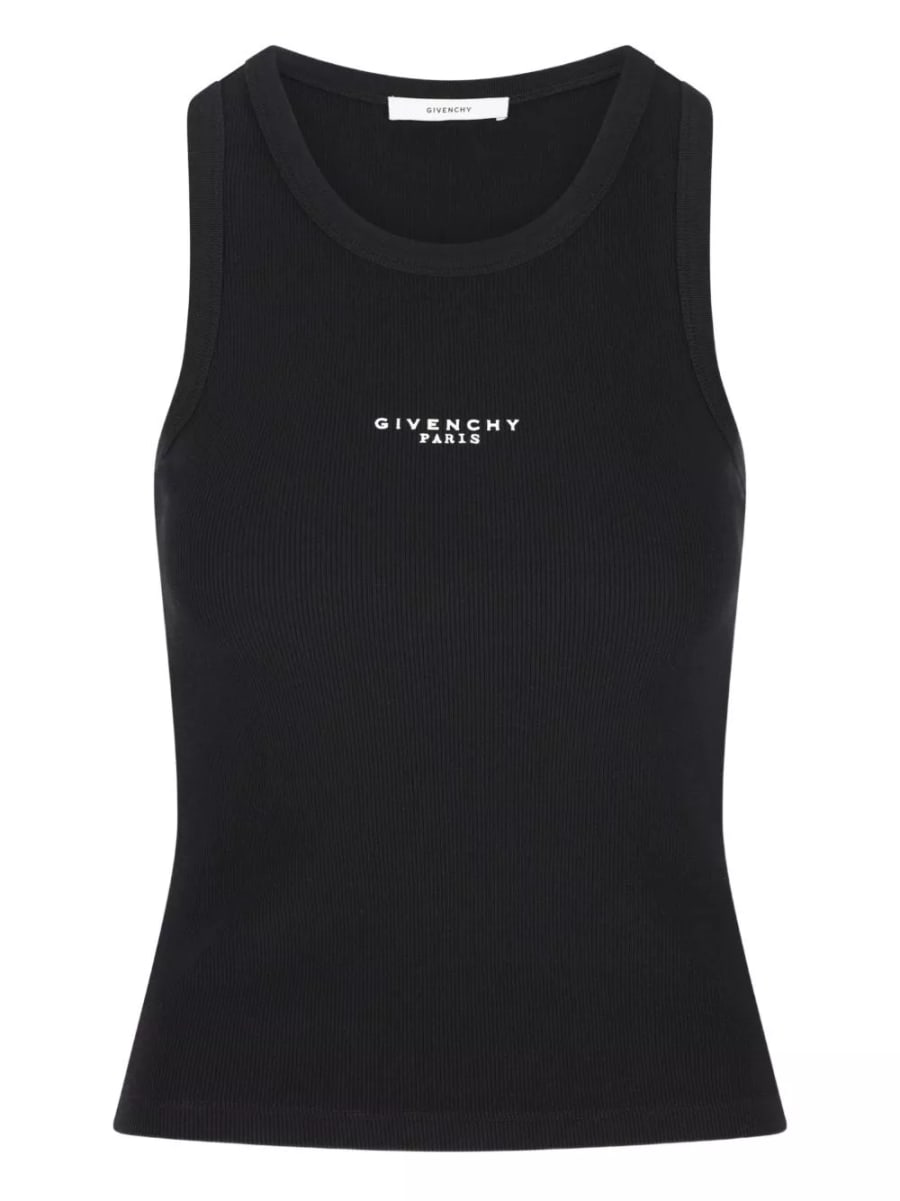 Givenchy Top in cotone con logo