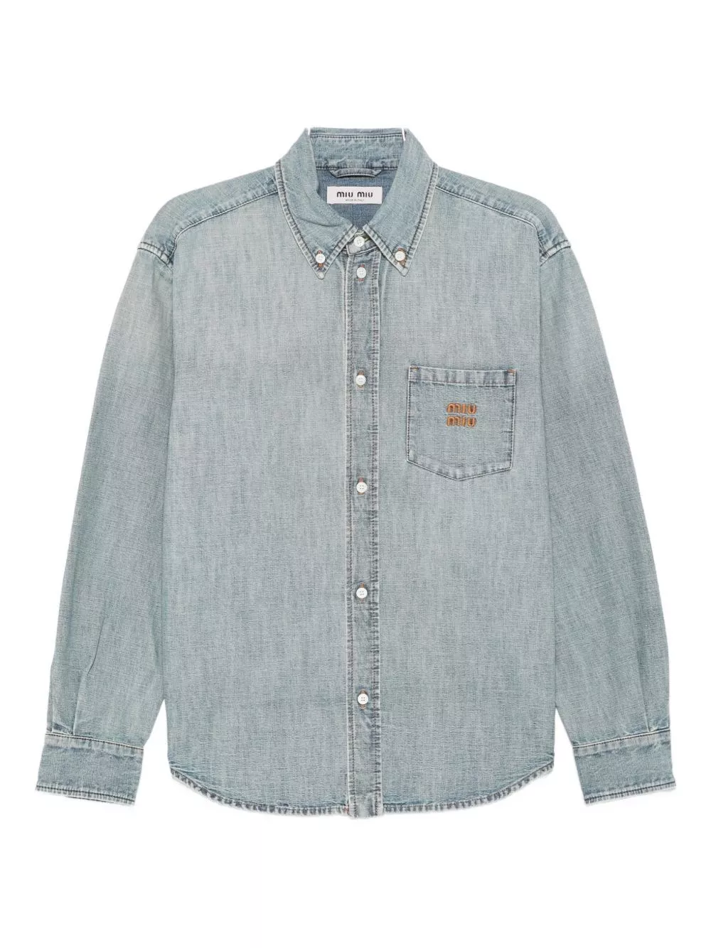 Miu Miu Camicia in denim di cotone