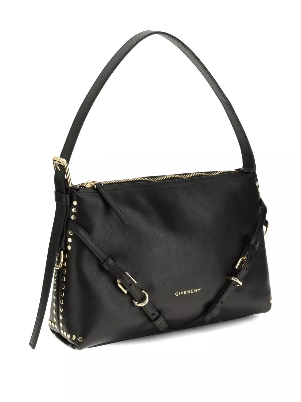 Givenchy Borsa a spalla mini in pelle Voyou, view 2