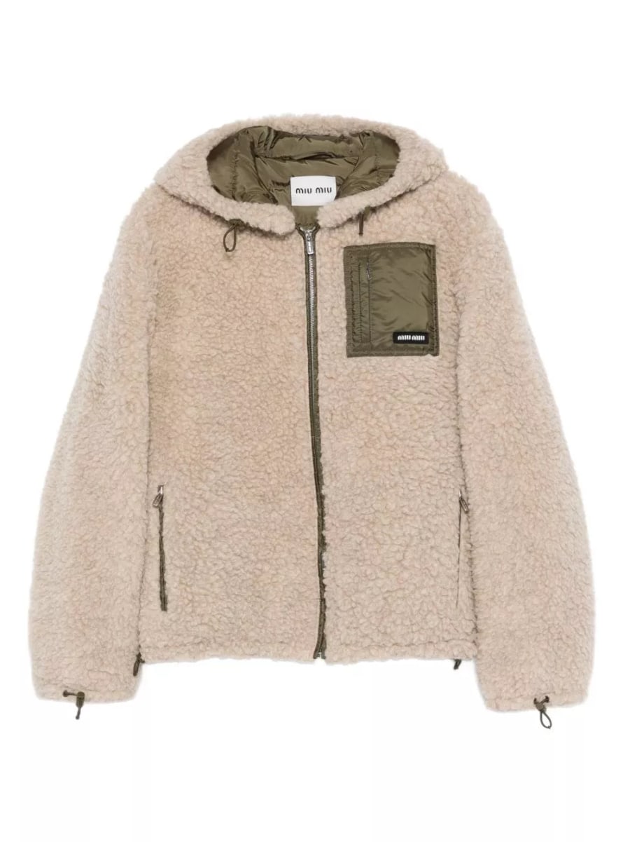 Miu Miu Giacca blouson Teddy