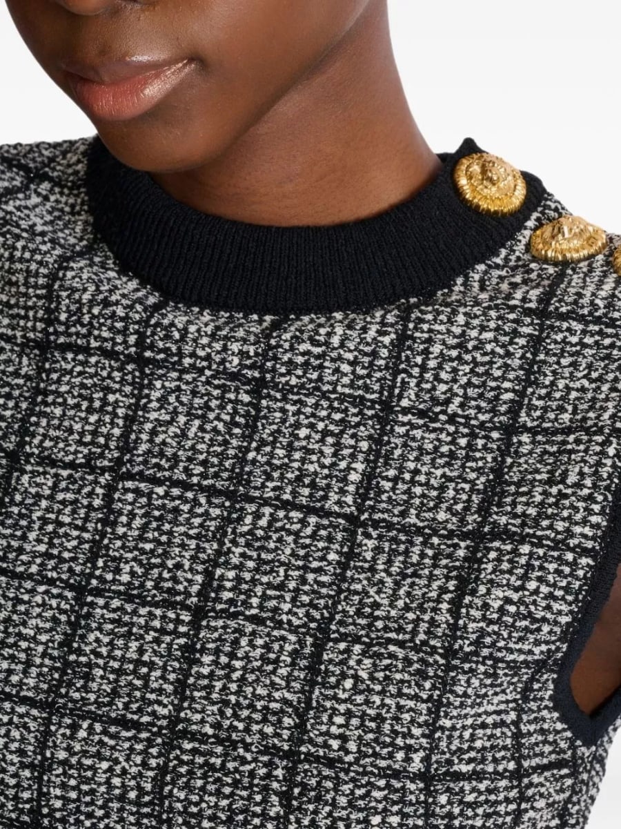 Balmain Top in tweed, view 2