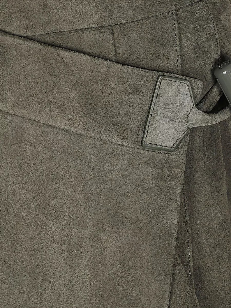 Loewe Gonna mini in suede, view 3