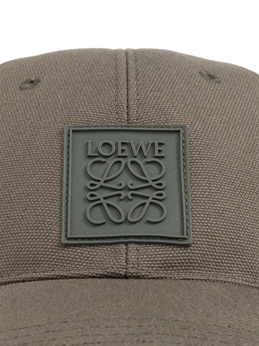 Loewe Cappellino da baseball in canvas con logo, view 2