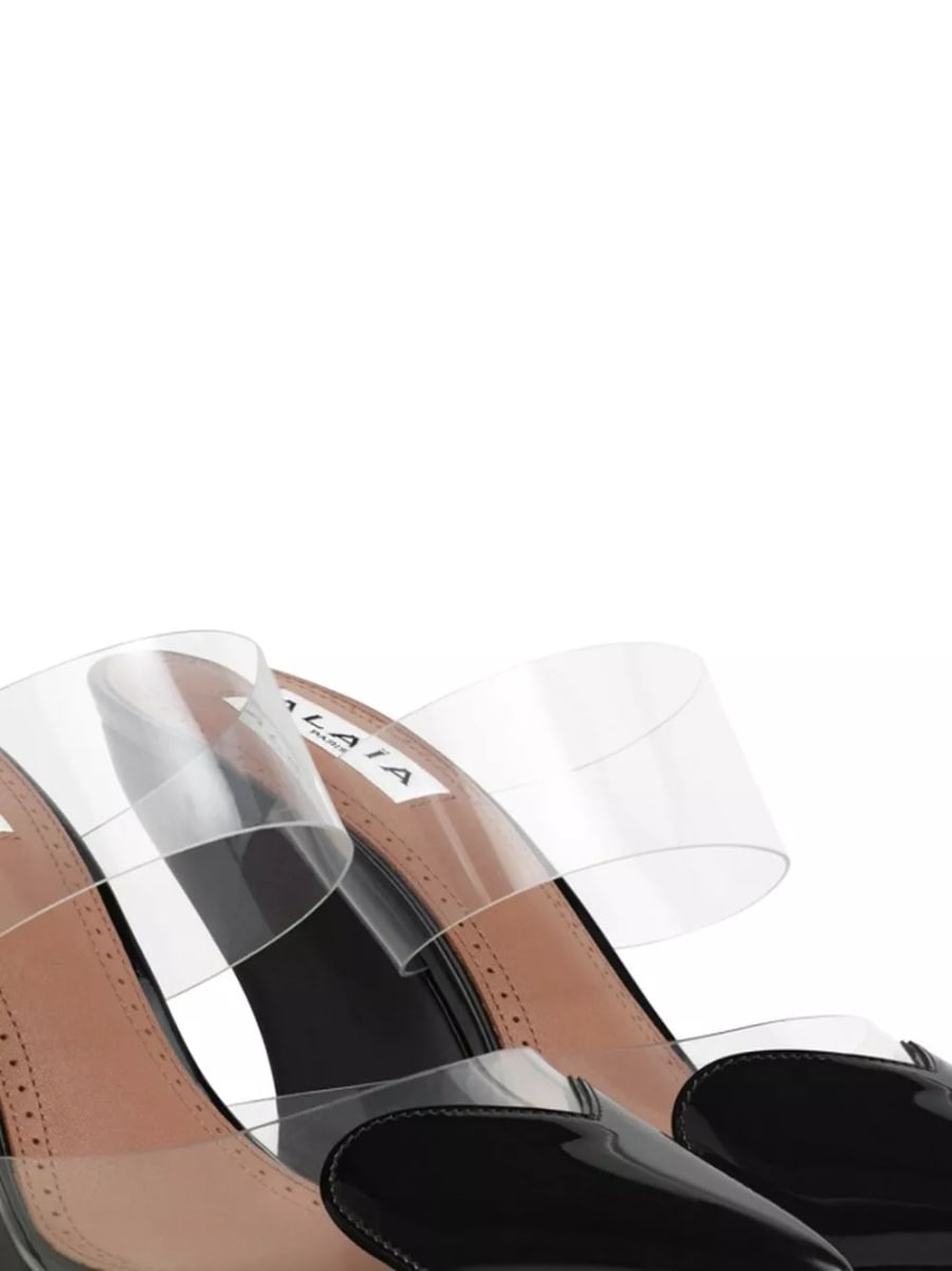 Alaïa Le Coeur wedge mules, view 2